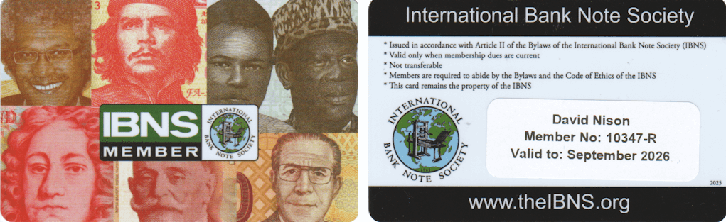 IBNS carte de membre officielle